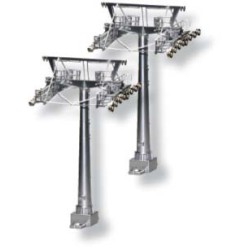 Seilbahn-Zubehör Stützen-Set 120 mm 2 Stück