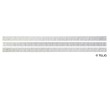 Tillig AKTION 87818 - Bodenfläche gerade Länge 316,8 mm / 2 x Rand 17mm / 1 x Mitte 9mm - Pflastersteine